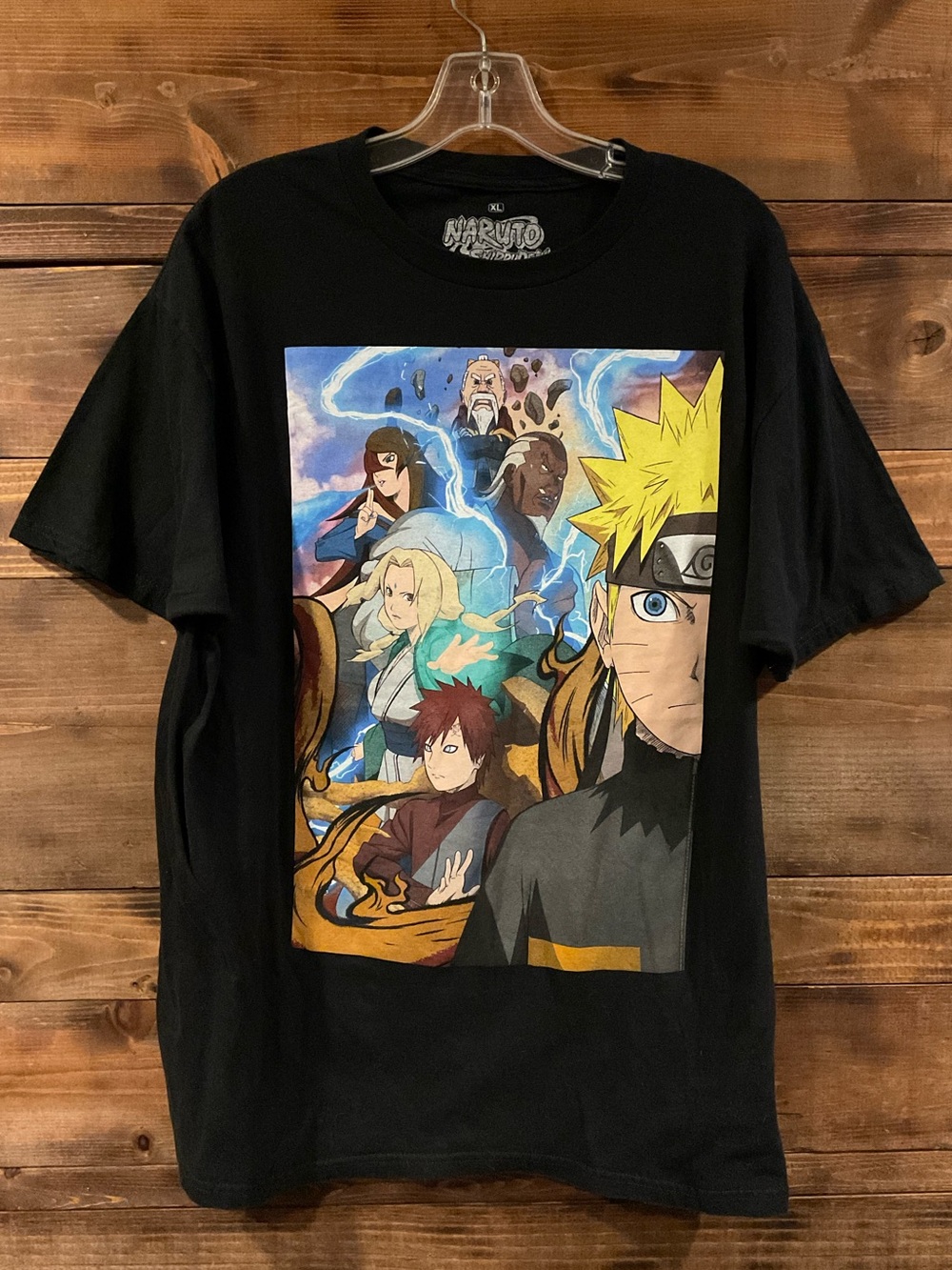 Ripple Junction Black NARUTO SHIPUDEN Graphic Tee XLARGE